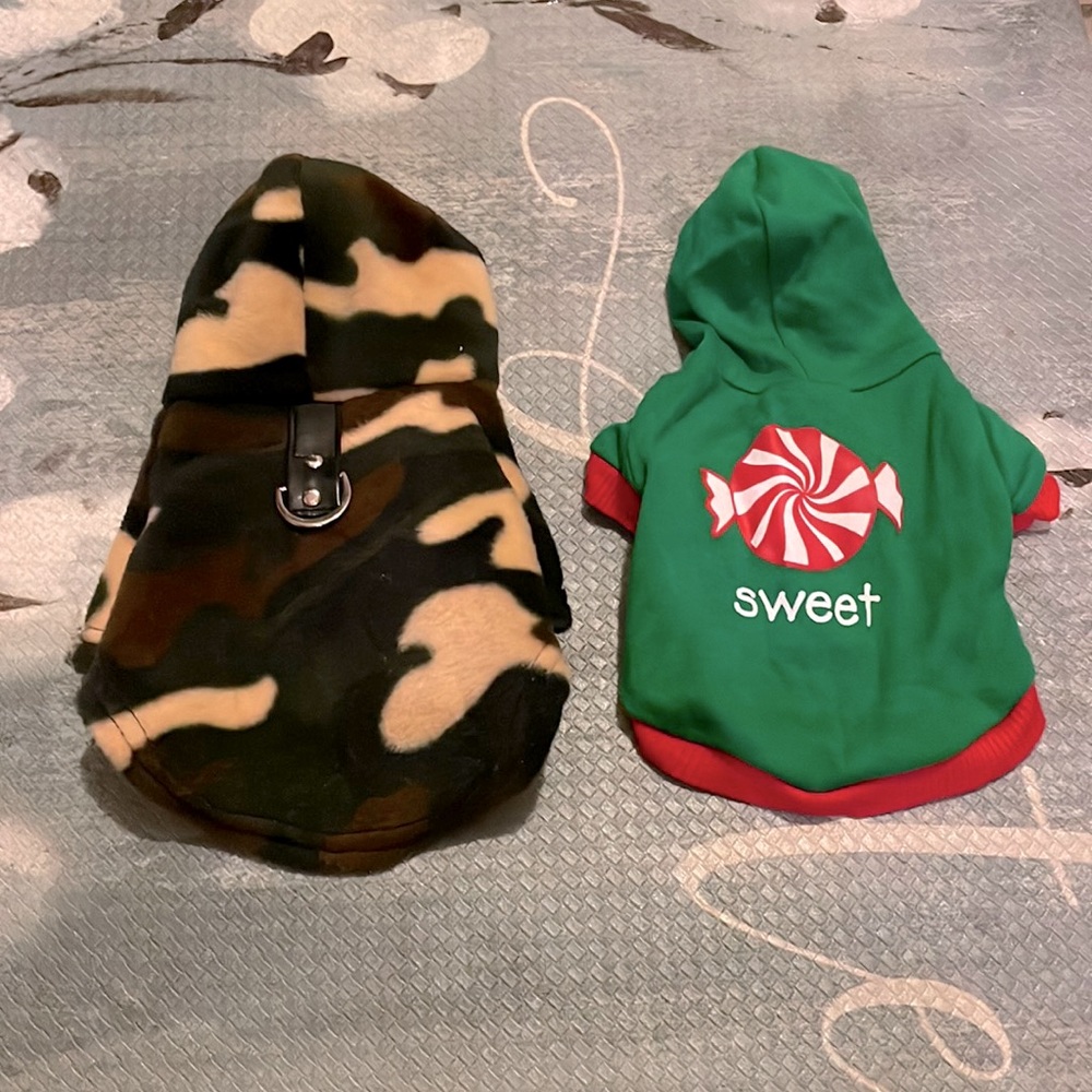 2 dog jackets